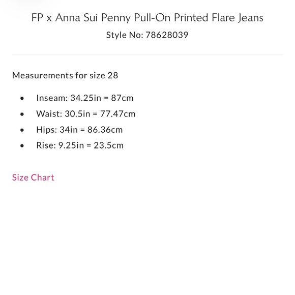 Free People We the Free x Anna Sui Penny Star Printed Pull-On Flare Jeans - Picture 3 of 8